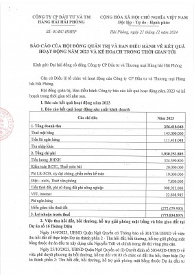 Báo cáo ĐHĐCĐ 2024